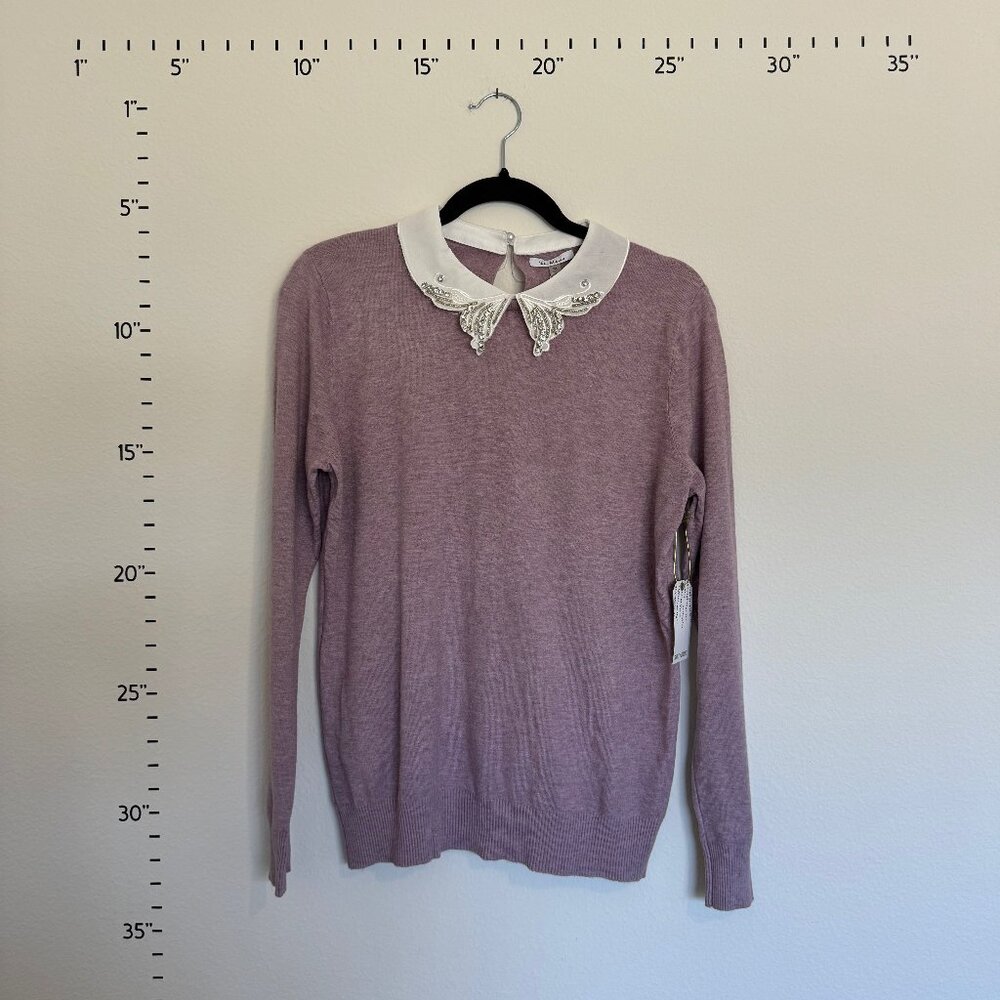 NWT XL Vila Milano Collared Blouse